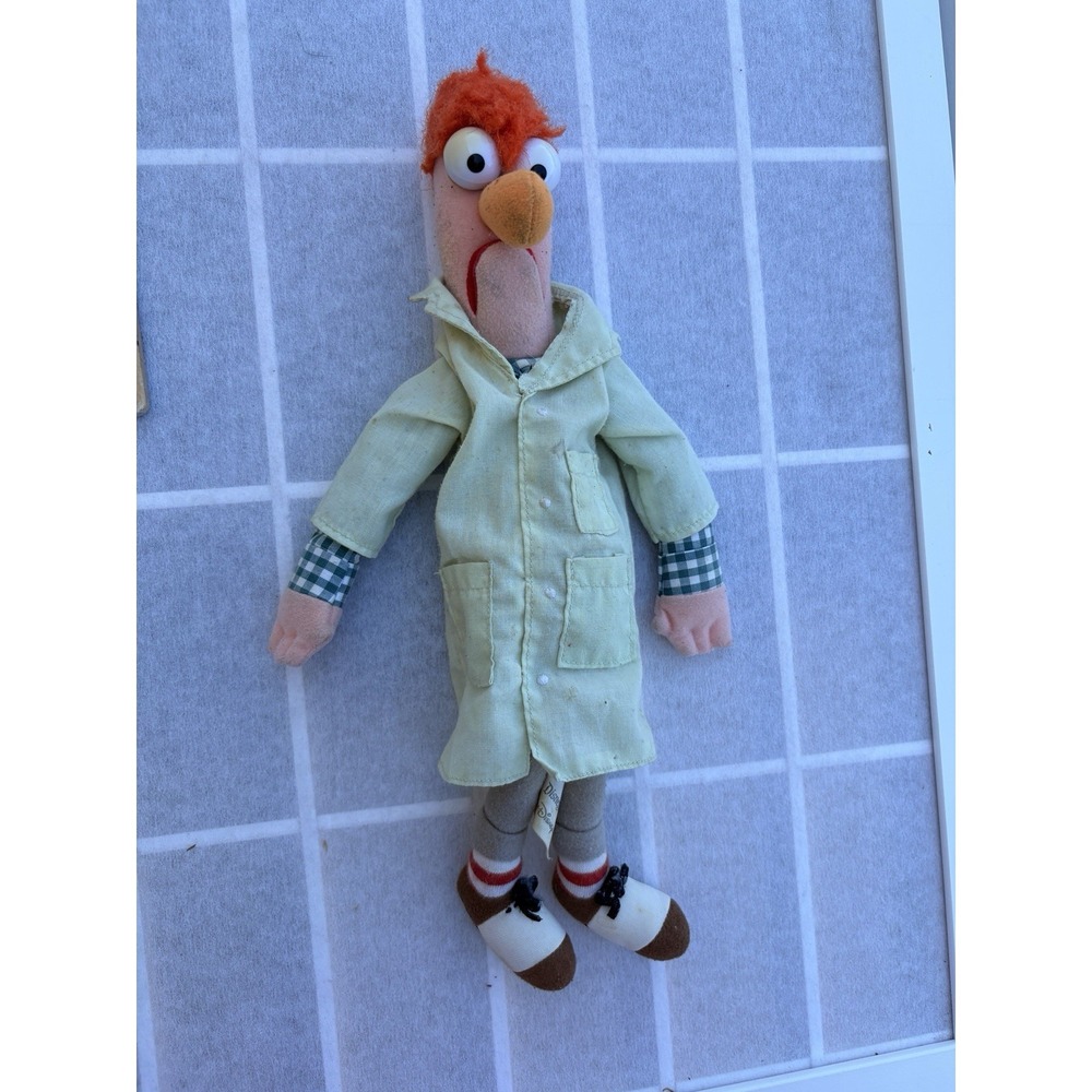 VTG Disney World Muppets Beaker Plush 12" Muppet*Vision 3D‎ Parks Exclusive Doll